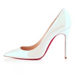 Дамски маркови обувки на висок ток, НАЛИЧНИ 39 номер, бяла кожа