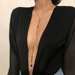 Бижу украшение за тяло с кристални камъни