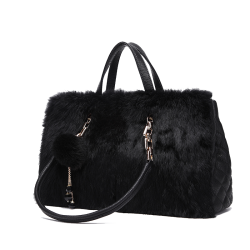 Дамска чанта естествена заешка кожа НАЛИЧНА