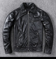 Мъжко кожено яке агнешка естествена кожа