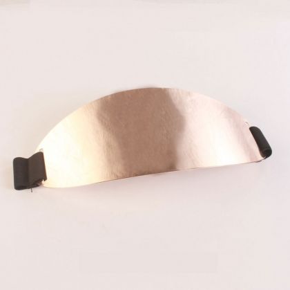 Елегантен и моден ластичен колан с голяма метална пластина от висококачествена сплав