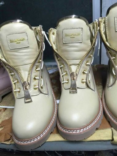 Дамски боти тип кубинки Paris с ципове естествена кожа, НАЛИЧНИ 36 и 37 