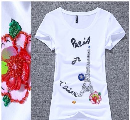 Дамска блуза с къс ръкав PARIS