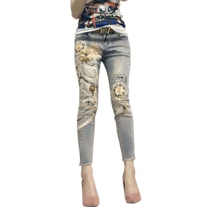 Стилни дълги дънки