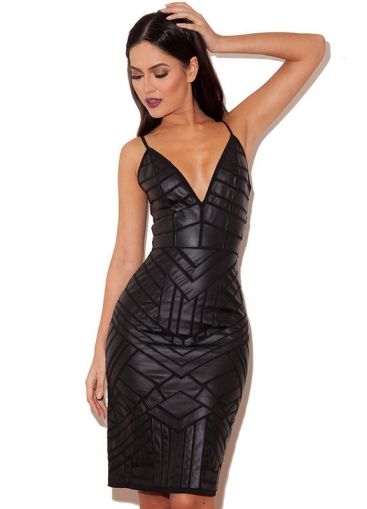 Елегантна бандажна рокля Herve Leger