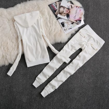 Спортен Комплект Juicy Couture кадифе, изчистен модел