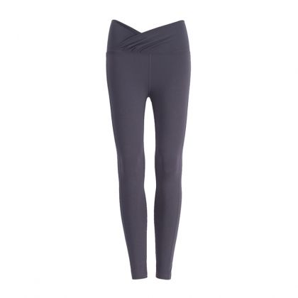 Оформящ клин за фитнес и йога с висока талия и двойна подръжка на корема