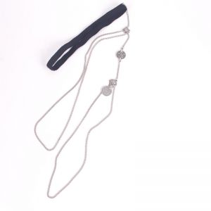 Тънки верижки украшение за бедро и крак с висулки