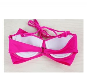 Моден бански с панделка от три части с пола 