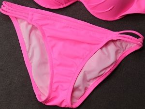 Оригинални Бански Виктория Сикрет с плетеница на гърба в три цвята