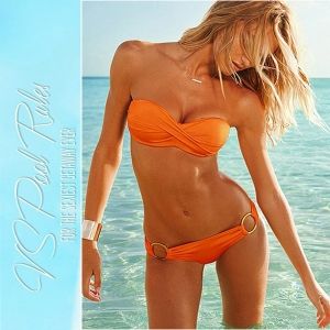 Бански Виктория Сикрет с твърда чашка в девет цвята