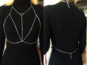 Бижу украшение за деколте