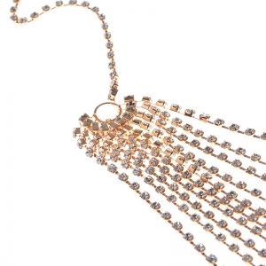 Бижу украшение за деколте с кристални камъни