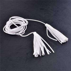 Украшение за крак каишка с пискюл естествена кожа