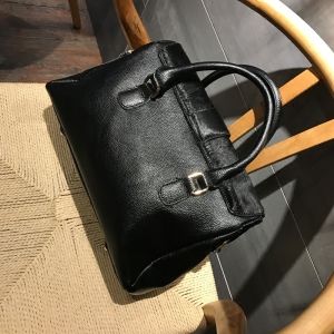Дамска чанта естествена кожа с косъм от пони