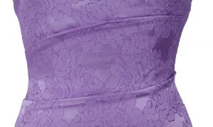 Еластична рокля с бродерия