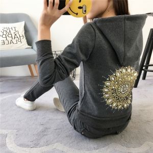 Спортен Комплект Juicy Couture кадифе с камъни