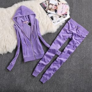 Спортен Комплект Juicy Couture кадифе, изчистен модел