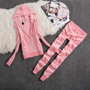 Спортен Комплект Juicy Couture кадифе, изчистен модел