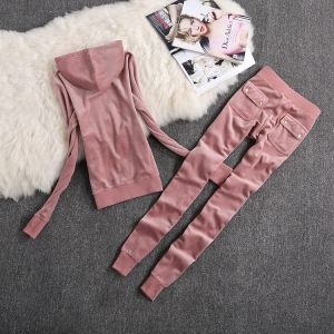 Спортен Комплект Juicy Couture кадифе, изчистен модел