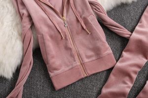 Спортен Комплект Juicy Couture кадифе, изчистен модел