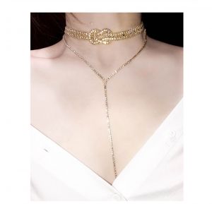 Чокър с блестящи камъни