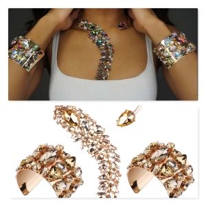 Чокър с големи камъни