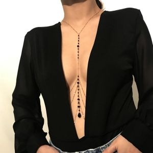 Бижу украшение за тяло с кристални камъни
