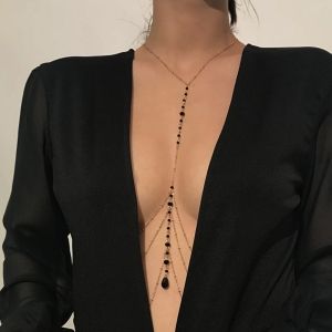 Бижу украшение за тяло с кристални камъни