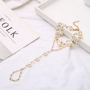 Бижу украшение за стъпала с Перли