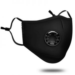 Предпазна маска за лице с клапа и филтър с активен въглен PM 2,5