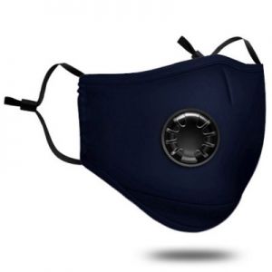 Предпазна маска за лице с клапа и филтър с активен въглен PM 2,5
