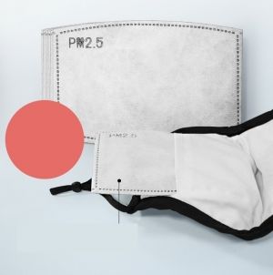 Предпазна маска за лице с клапа и филтър с активен въглен PM 2,5