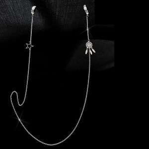 СРЕБЪРНА верижка за очила DREAM CATCHER STAR НАЛИЧНА