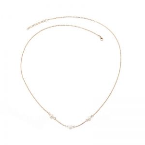 Тънка верижка украшение за талия с перли