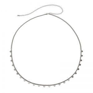 Тънка верижка украшение за талия със сърца