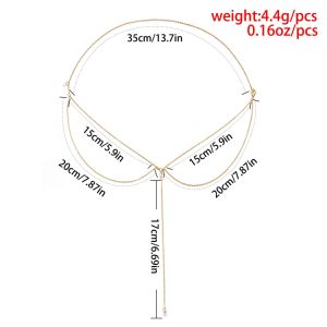 Бижу украшение за тяло за гръб