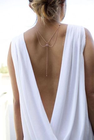 Бижу украшение за тяло за гръб