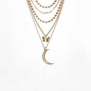 Чокър с много верижки 