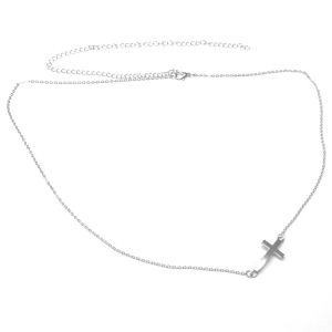 Тънка верижка украшение за талия с кръст