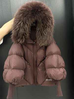 Зимно яке с пълнеж патешки пух и голяма яка
