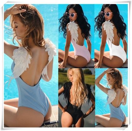 Цял бански с ангелски криле